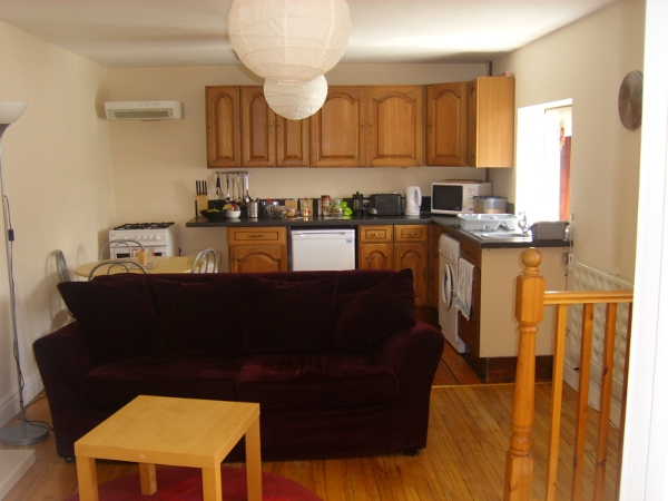 Our family room, which comprises of a double bedroom with en-suite and a double sofa bed in the living area - which also has a fully fitted kitchen